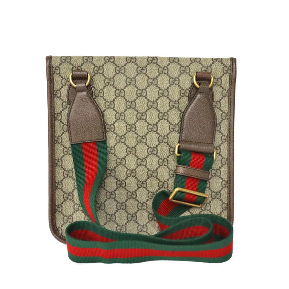 Gucci Shoulder Supreme Head Brown Bag GG Tiger Logo